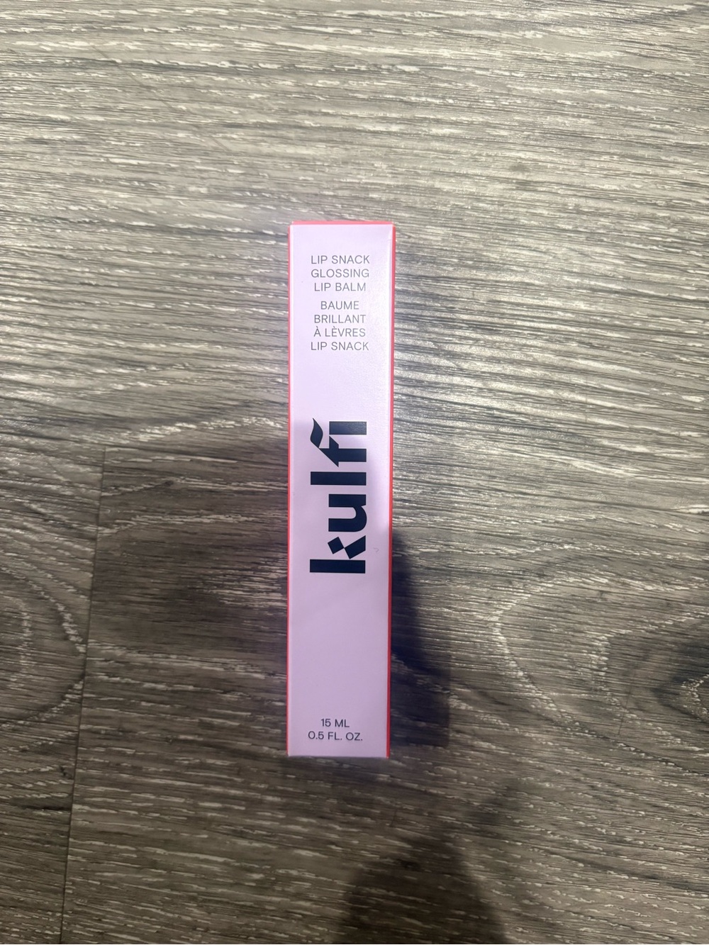kuli Lip Snack Glossing Lip Balm — Pink